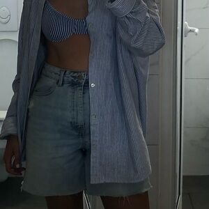 Distressed Denim H&M Jeans Jorts